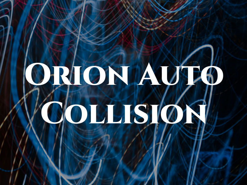 Orion Auto Collision