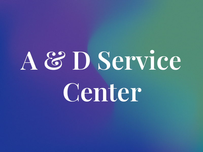 A & D Service Center