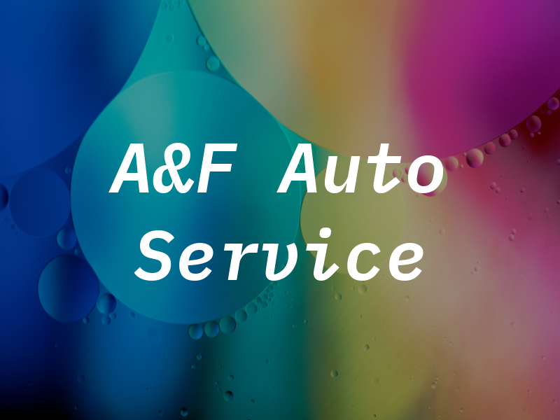 A&F Auto Service