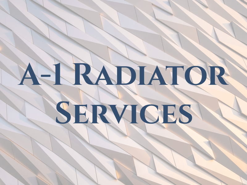 A-1 Radiator Services