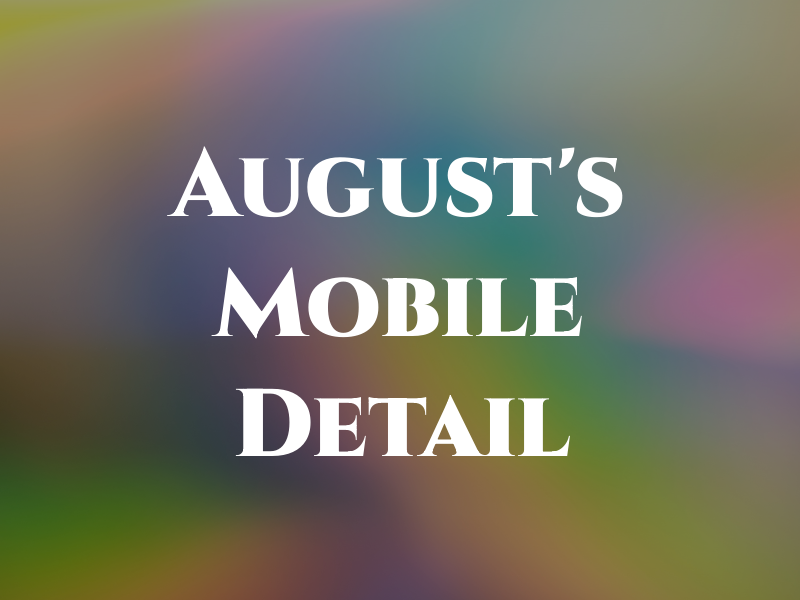 August's Mobile Detail