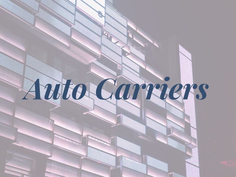 Auto Carriers