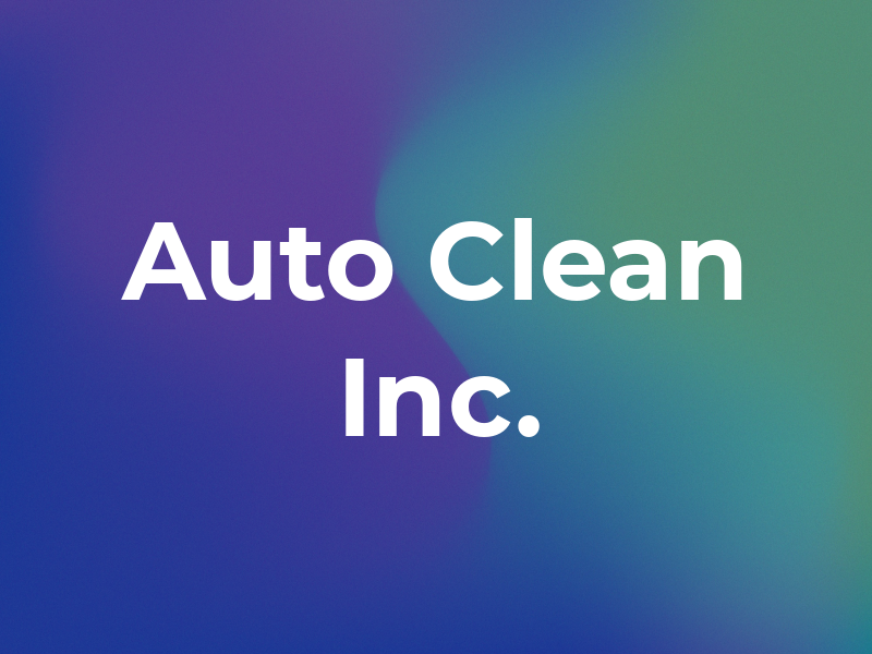 Auto Clean Inc.