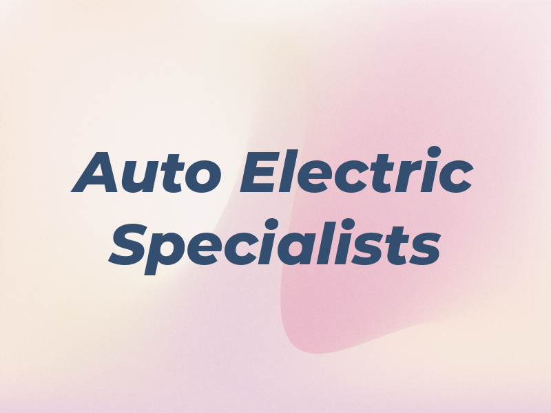 Auto Electric Specialists