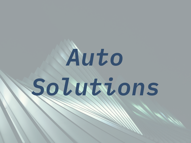 Auto Solutions