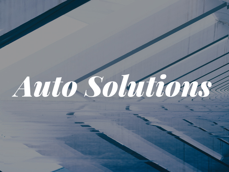 Auto Solutions