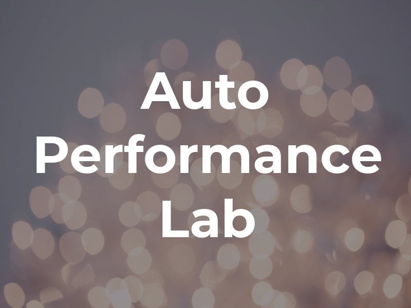 Auto Performance Lab