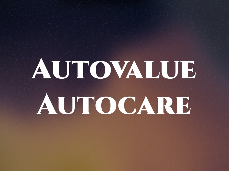 Autovalue Autocare