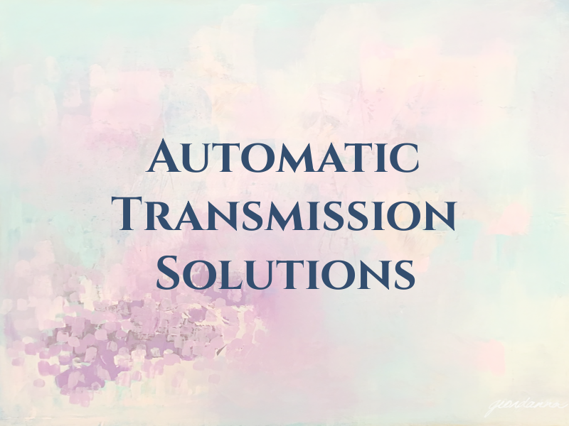 Automatic Transmission Solutions