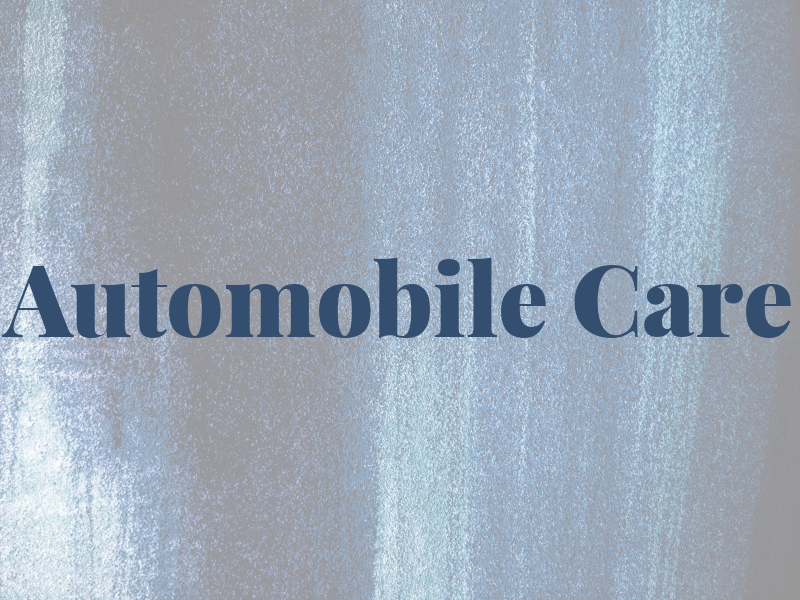 Automobile Care