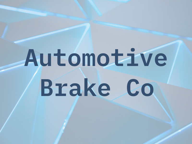 Automotive Brake Co