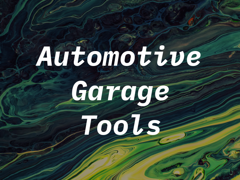 Automotive Garage Tools