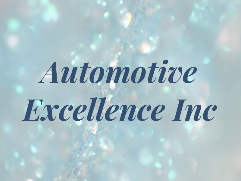 Automotive Excellence Inc