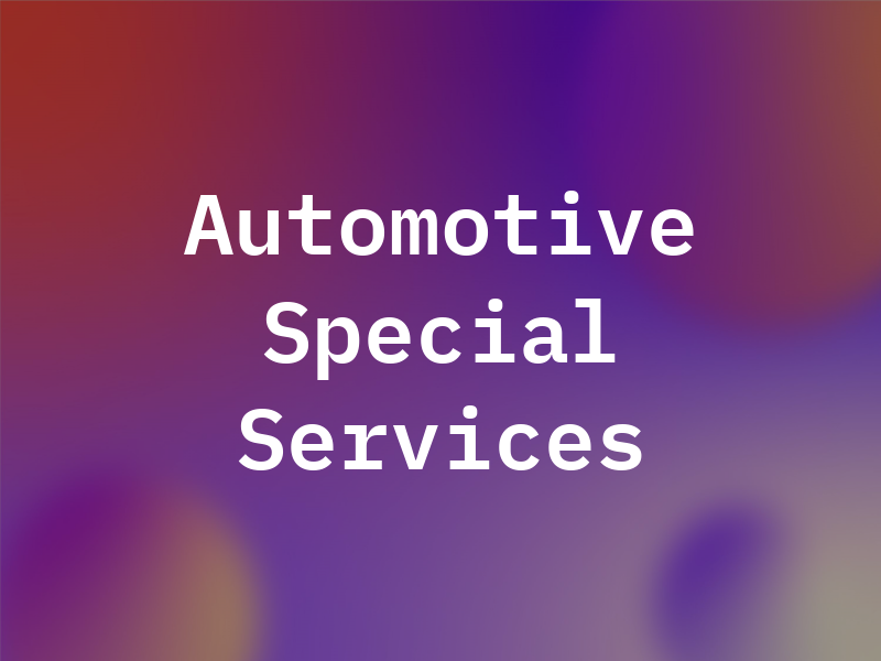 Automotive Special Services