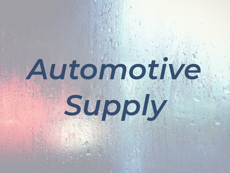 Automotive Supply