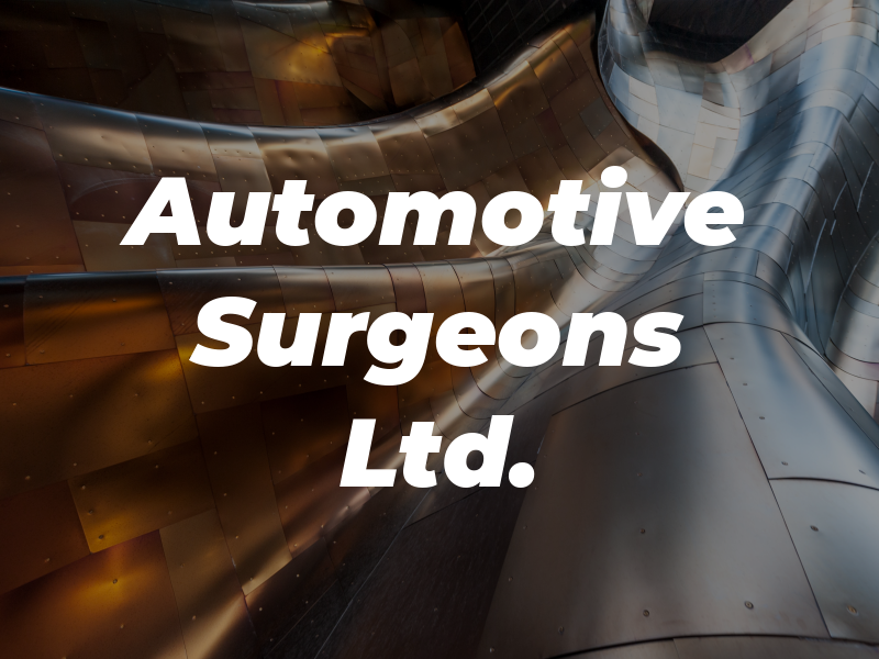 Automotive Surgeons Ltd.