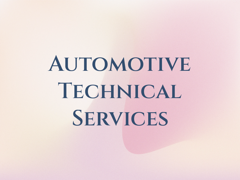 Automotive Technical Services