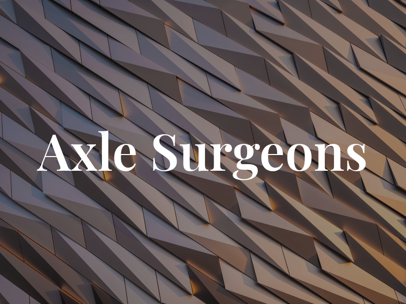 Axle Surgeons