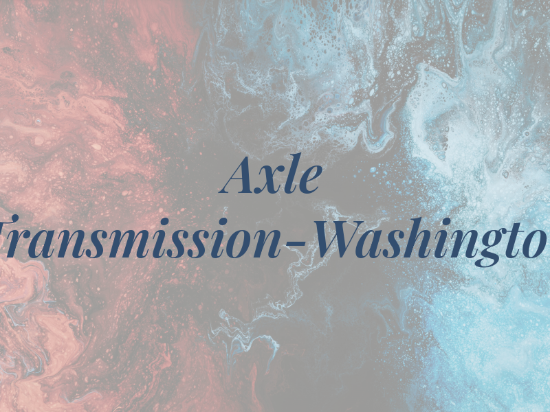 Axle Transmission-Washington