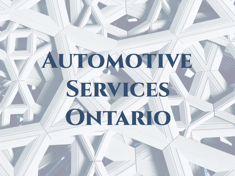 AA Automotive Services Ontario