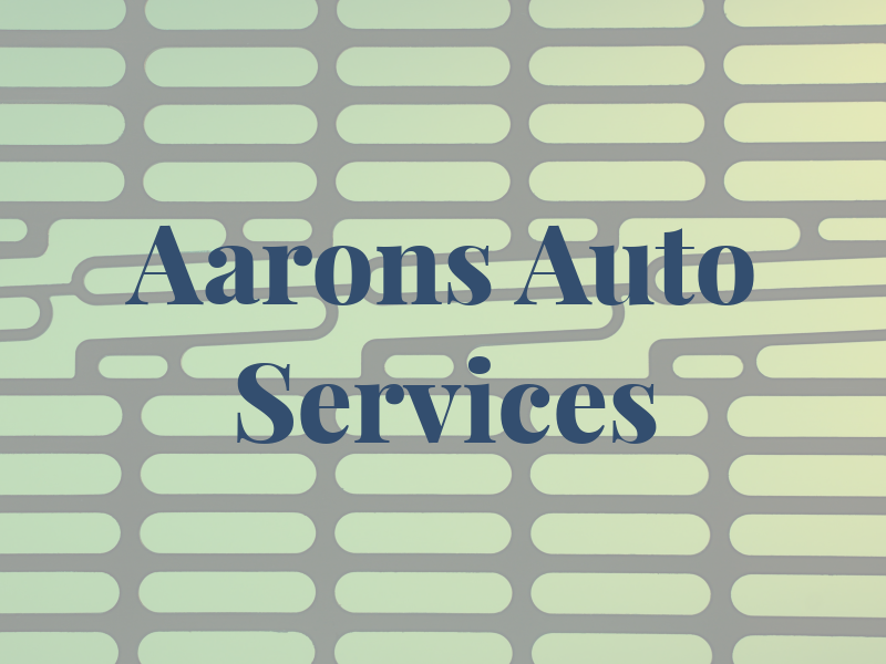 Aarons Auto Services