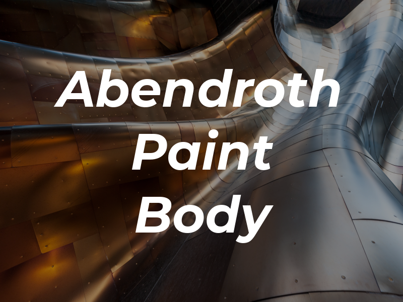 Abendroth Paint & Body INC