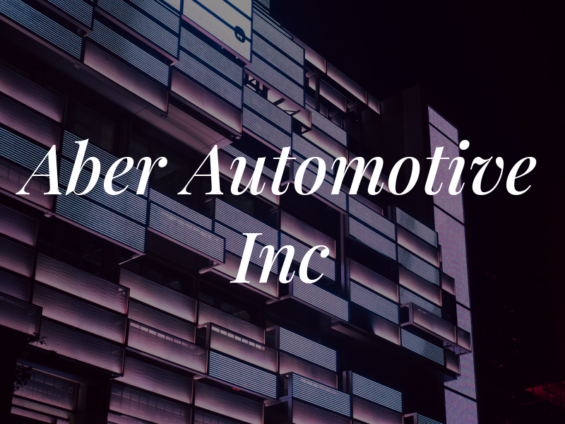 Aber Automotive Inc