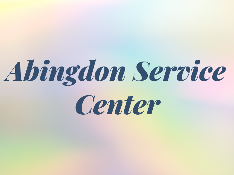 Abingdon Service Center