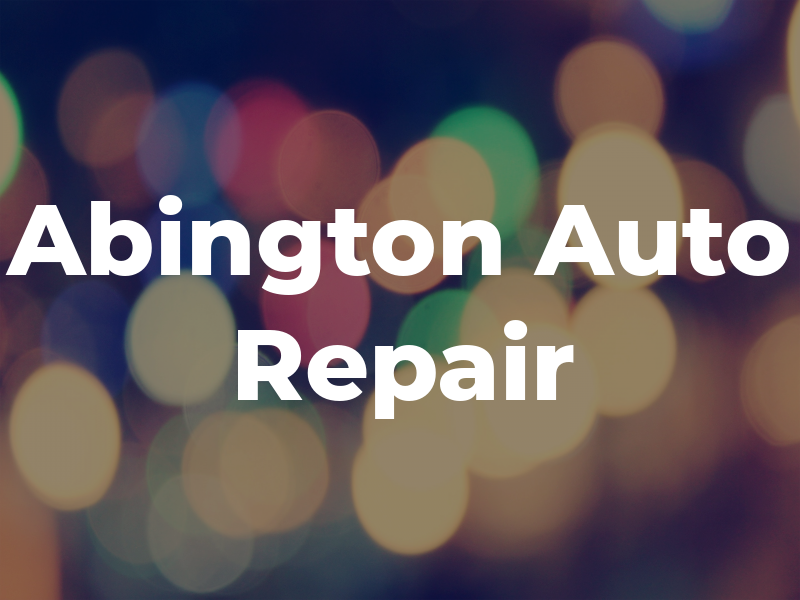 Abington Auto Repair