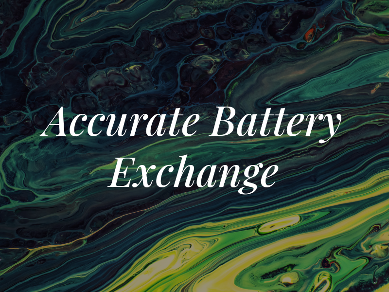 Accurate Battery Exchange