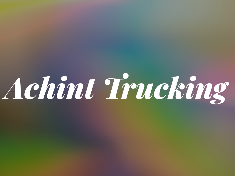 Achint Trucking