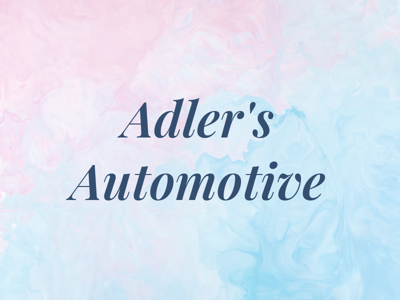 Adler's Automotive