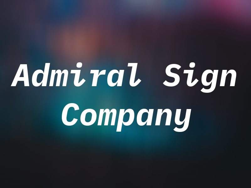 Admiral Sign Company