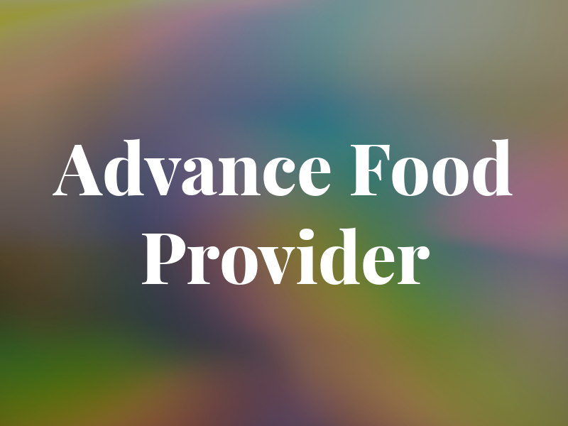 Advance Food Provider