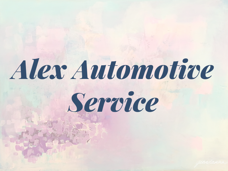 Alex Automotive Service
