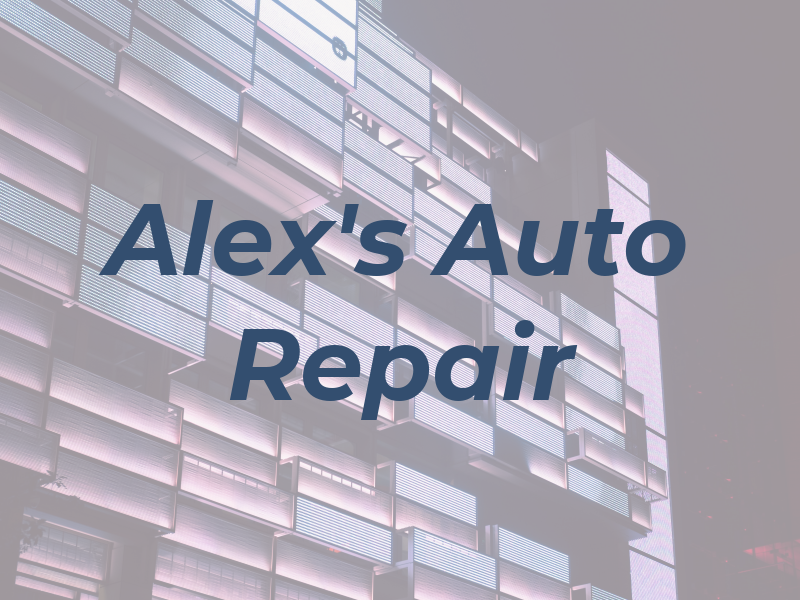 Alex's Auto Repair