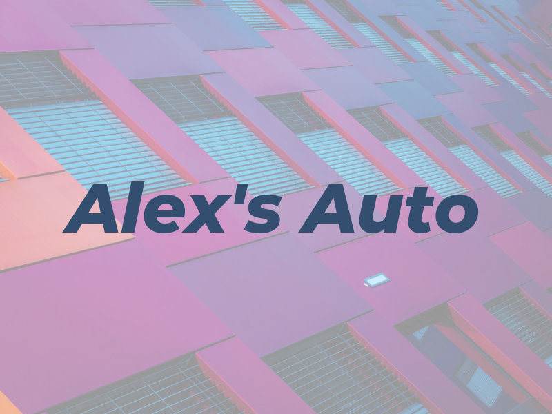 Alex's Auto
