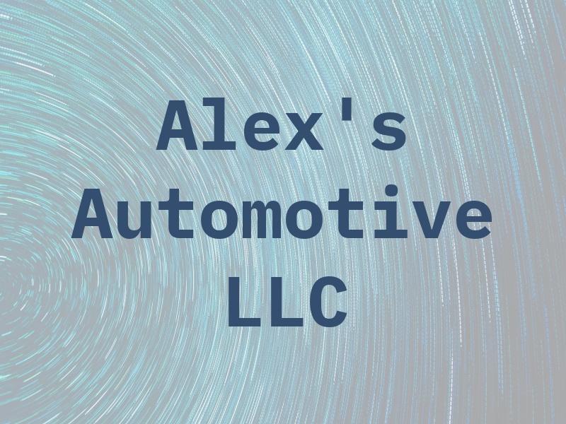 Alex's Automotive LLC