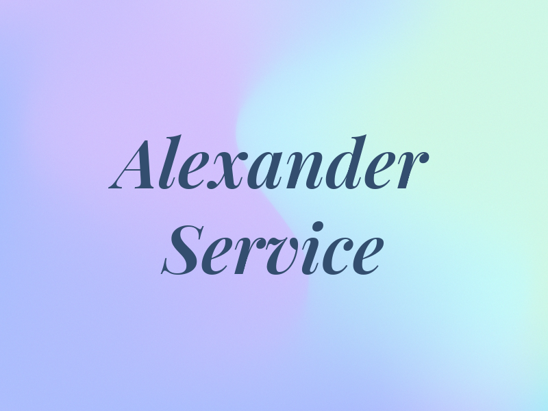 Alexander Service