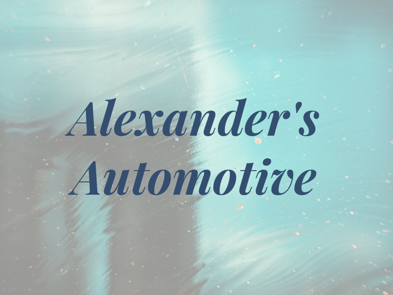 Alexander's Automotive
