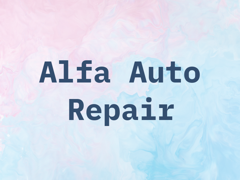Alfa Auto Repair
