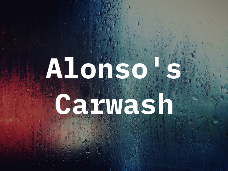 Alonso's Carwash