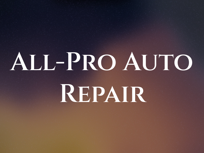 All-Pro Auto Repair