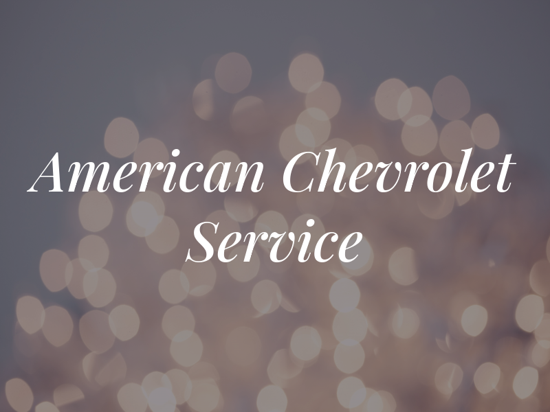 All American Chevrolet Service