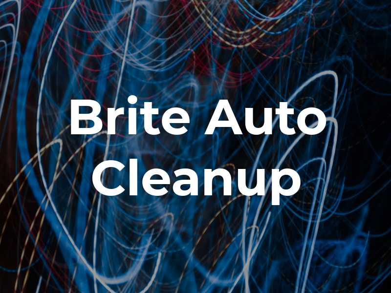 All Brite Auto Cleanup