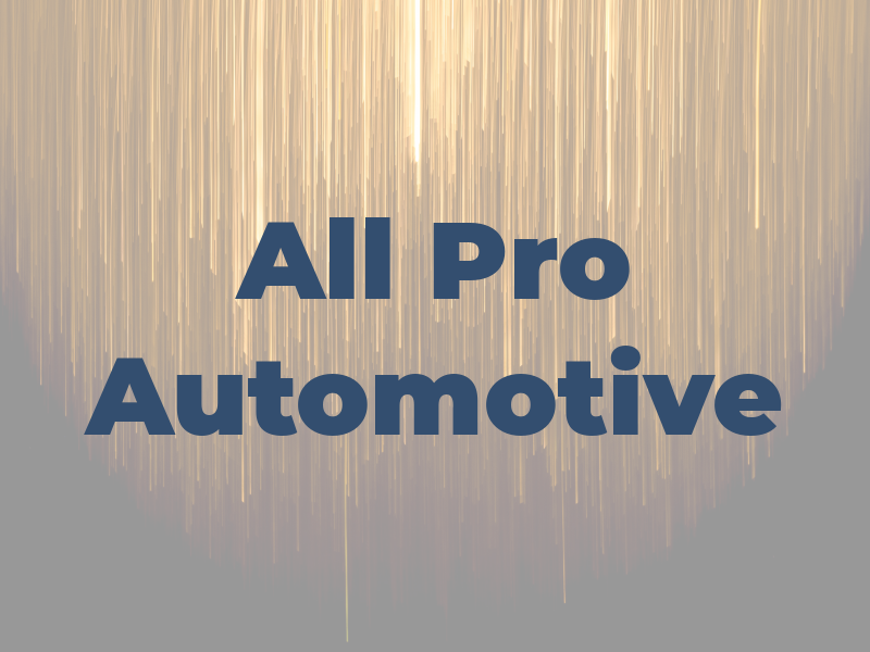 All Pro Automotive