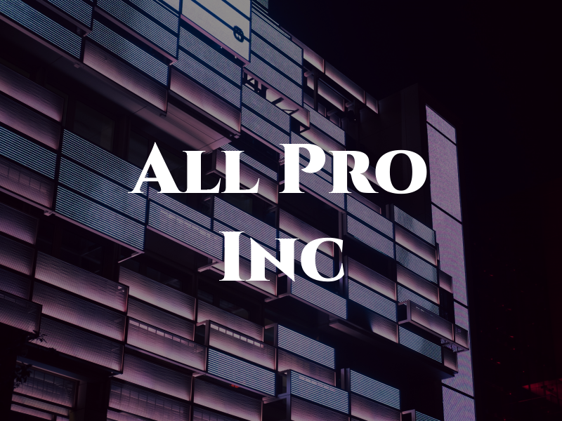 All Pro Inc
