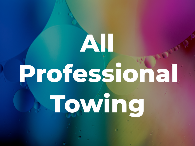 All Professional Towing