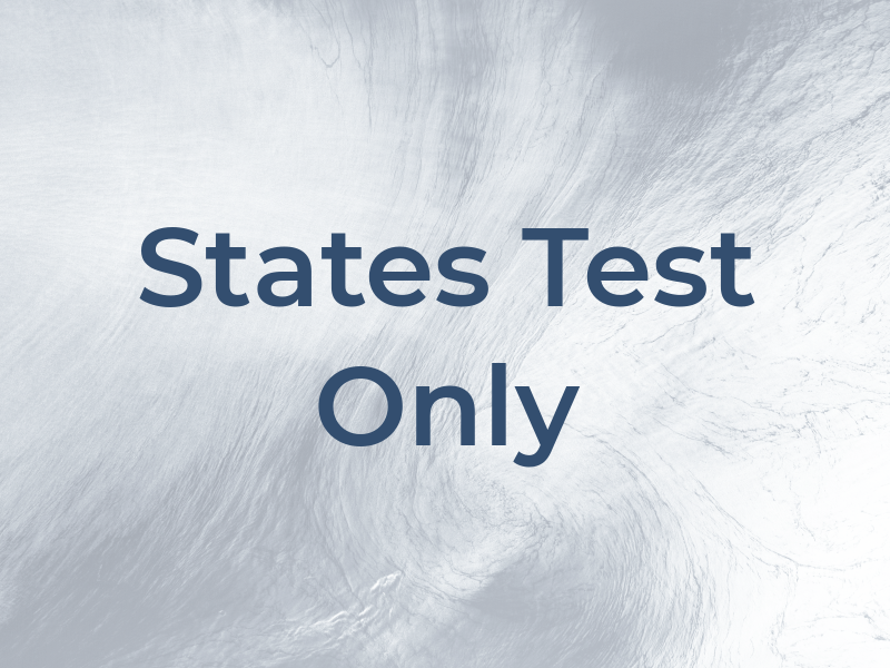 All States Test Only