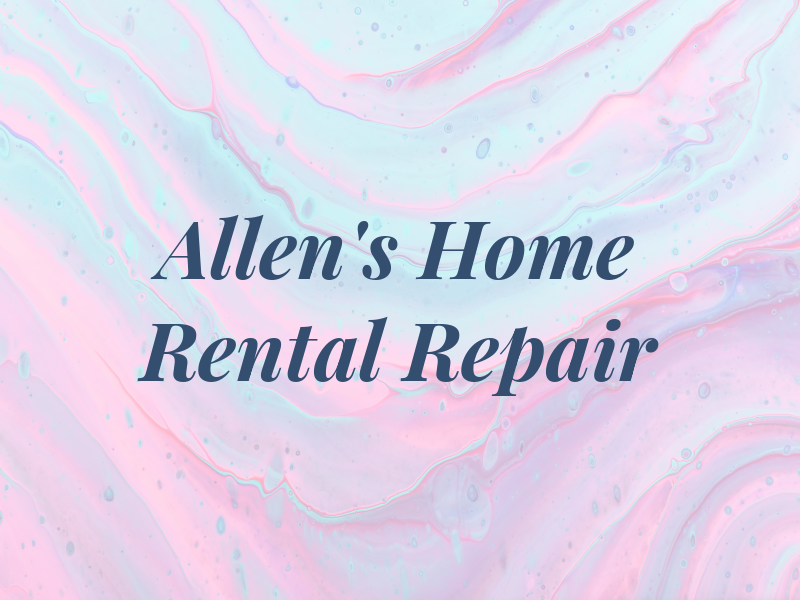 Allen's Home & Rental Repair